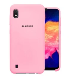 Силикон Original 360 Case Logo Samsung Galaxy A10 / M10 (2019) (Розовый)