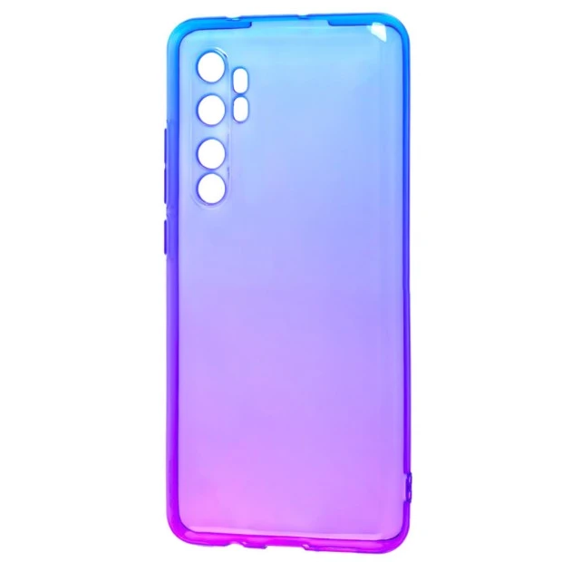 Силикон Gradient Design Xiaomi Mi Note 10 Lite (Сине-фиолетовый)