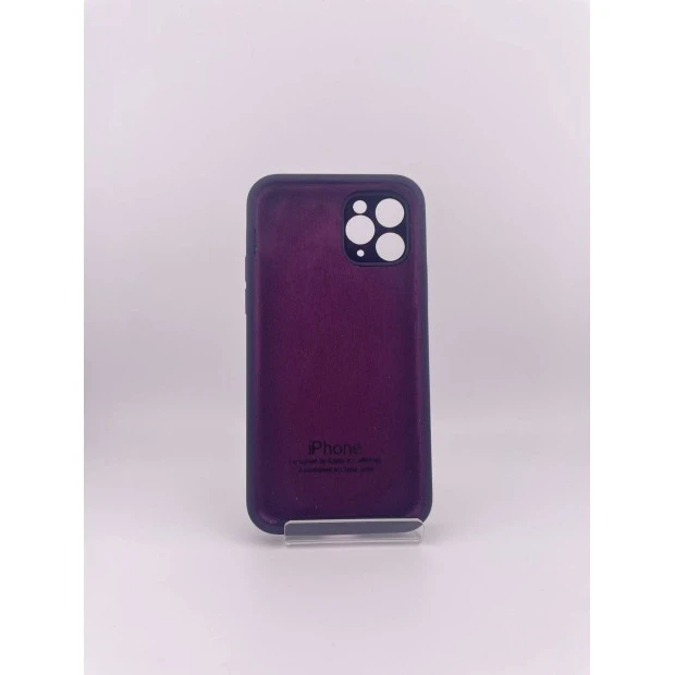 Силикон Original Square RoundCam Case Apple iPhone 11 Pro (72) Eggplant