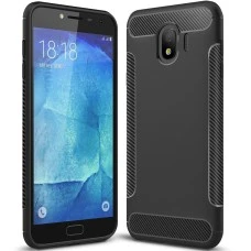 Силіконовий чохол Soft Carbon для Samsung Galaxy J4 (2018) J400 (Чорний)
