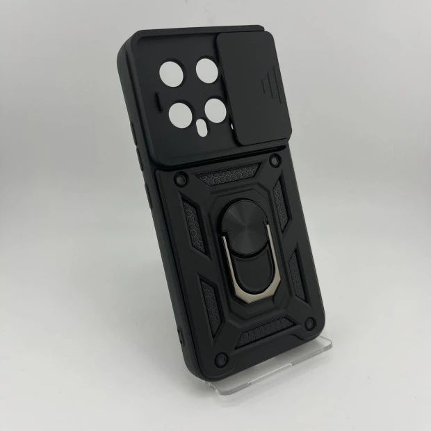 Бронь-чехол Ring Serge Armor Case Xiaomi 14 (ShutCam) (Чёрный)