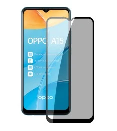 Защитное стекло 5D Privacy HD Oppo A15 Black