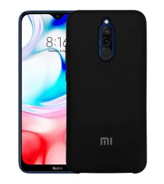 Силикон Original 360 Case Logo Xiaomi Redmi 8 (Чёрный)