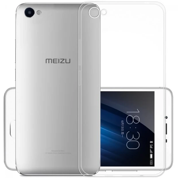 Силиконовый чехол WS Meizu U20 (прозрачный)