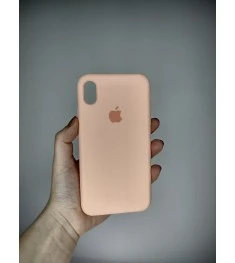 Силіконовий оригінальний чохол Apple для iPhone XR (Грейпфрут)