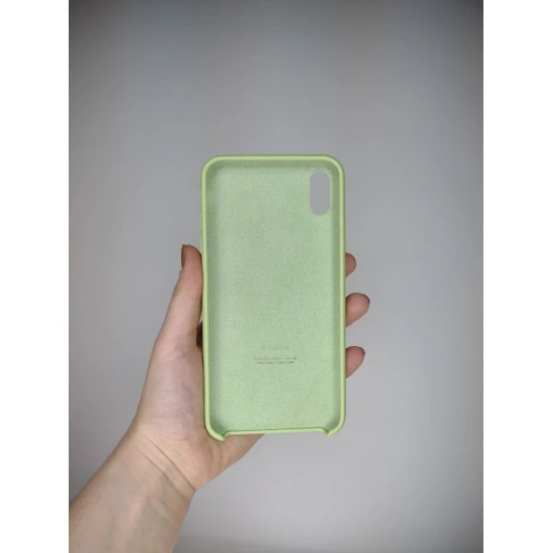 Силіконовий оригінальний чохол Apple для iPhone XS Max (Авокадо)