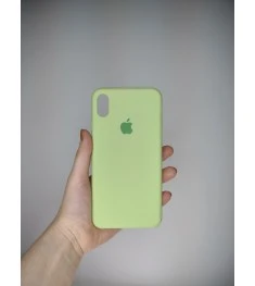 Силіконовий оригінальний чохол Apple для iPhone XS Max (Авокадо)