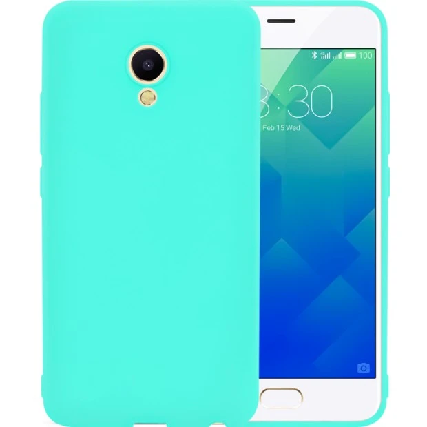 Силиконовый чехол iNavi Color Meizu M5S (Бирюзовый)