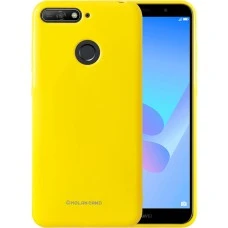 Силикон Molan Shining Huawei Y6 Prime (2018) (Жёлтый)