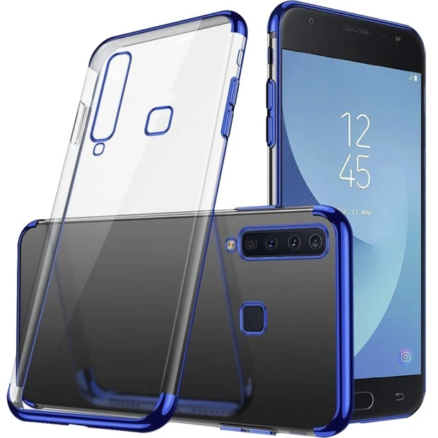 Силикон UMKU Line Samsung Galaxy A9 (2018) A920 (синий)