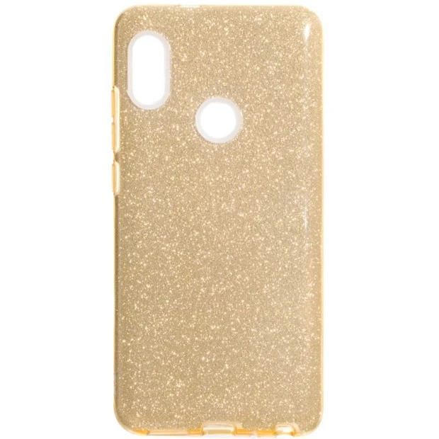 Силиконовый чехол Glitter Xiaomi Mi6x / Mi A2 (Золотой)