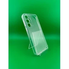 Силіконовий чохол Space Case для Samsung Galaxy S23 FE (Прозорий)