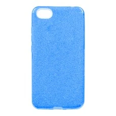 Силикон Glitter Apple iPhone 5 / 5s / SE (Синий)