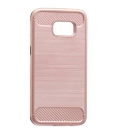 Бампер Motomo X6 Samsung S7 Edge (розово-золотой)
