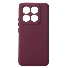 Силіконовий чохол Original Xiaomi 14T Pro (ShutCam) (Бордо)