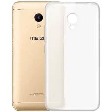Силіконовий чохол WS Meizu M5 (Білий матовий)
