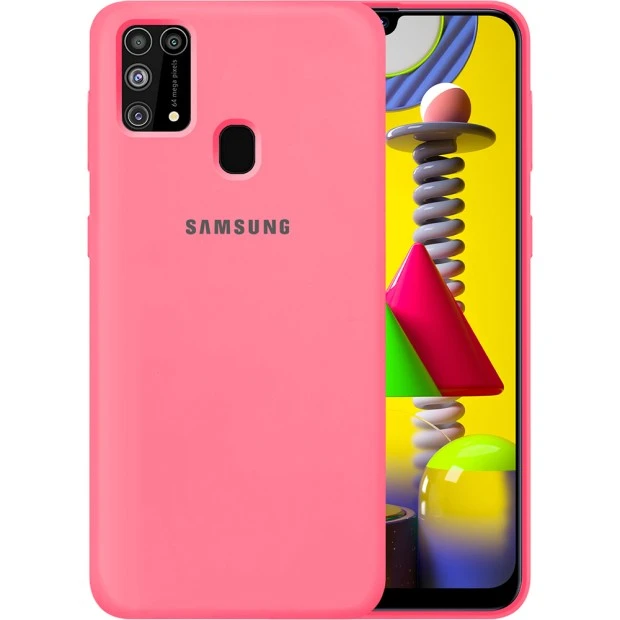 Силикон Original Case Samsung Galaxy M31 (2020) (Клубничный)