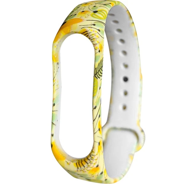 Ремешок Picture Design Xiaomi Mi Band 3 / Mi Band 4 (Укроп)