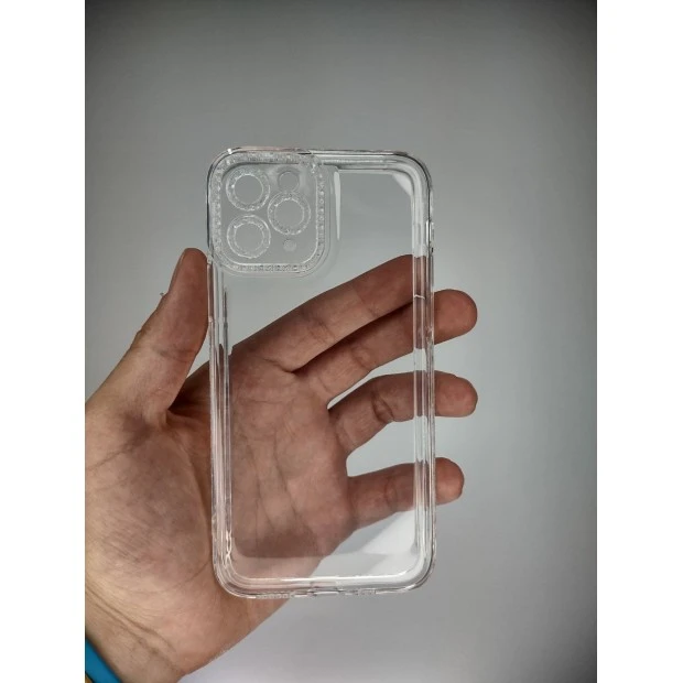 Силиконовий чохол Diamond для Apple iPhone 11 Pro (Прозорий)