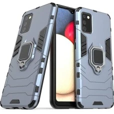 Dusty Turquoise Ring Armor Case for Samsung Galaxy A02S (2020)