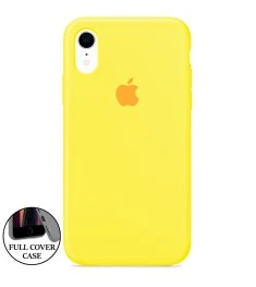 Силикон Original Round Case Apple iPhone XR (63) Canary Yellow