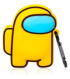 Футляр для наушников Cartoon Apple AirPods (Yellow Among Us)