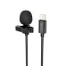 Мікрофон петличний Hoco L14 Lightning (Чорний) Мікрофон петличний Hoco L14 Lightning (Чорний)