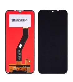 Дисплей для Motorola E6S (XT2053) с чёрным тачскрином