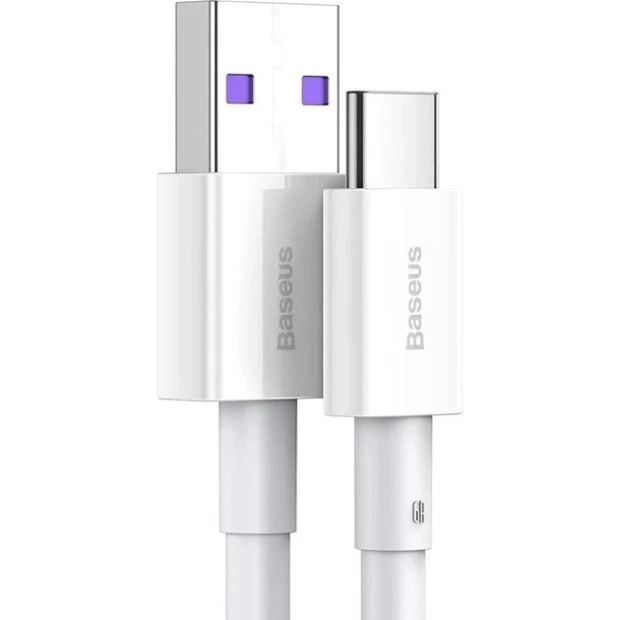 USB-кабель Baseus Superior 66W (2m) (Type-C) (Білий) CATYS-A02
