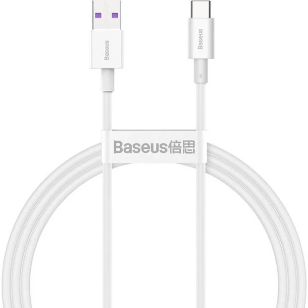 USB-кабель Baseus Superior 66W (2m) (Type-C) (Білий) CATYS-A02