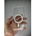 Чохол Clear Case with MagSafe Apple iPhone 15 (Прозорий)