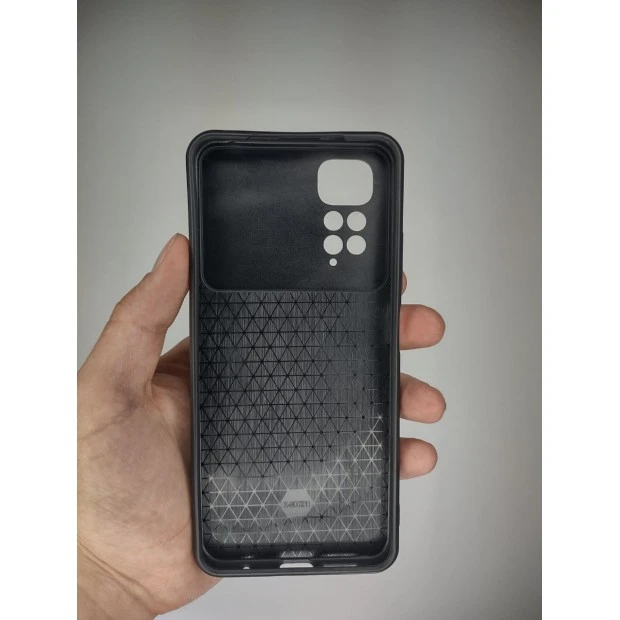 Чохол-бампер Ring Serge Armor Case для Xiaomi Redmi Note 11  /  11S (ShutCam) (Чорний)