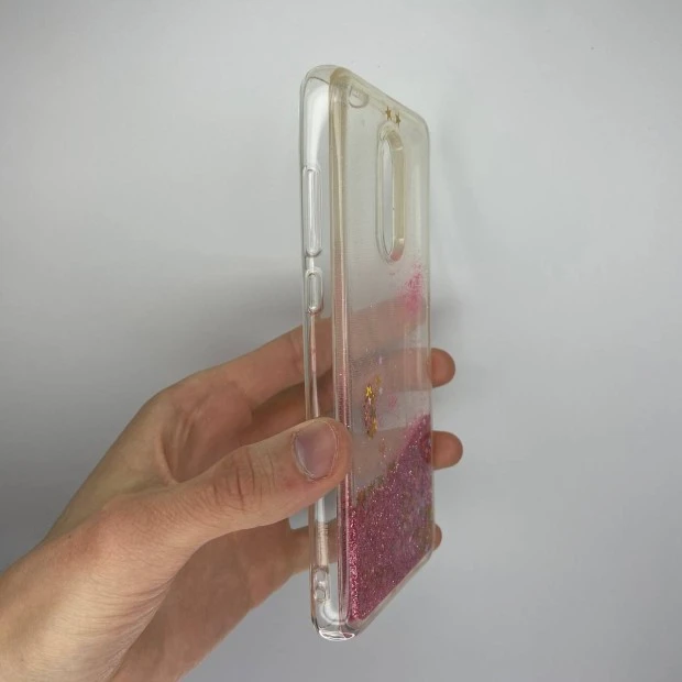 Силикон Liquid Fashion Xiaomi Redmi 5 Plus (Pink Stars)