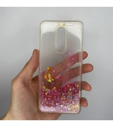 Силикон Liquid Fashion Xiaomi Redmi 5 Plus (Pink Stars)