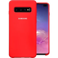 Силиконовый чехол Original Case Samsung Galaxy S10 Plus (Красный)