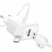 Зарядний адаптер USB Borofone BAS42A QD 18W (1USB) + кабель MicroUSB (Білий) Зарядний адаптер USB Borofone BAS42A QD 18W (1USB) + кабель MicroUSB (Білий)