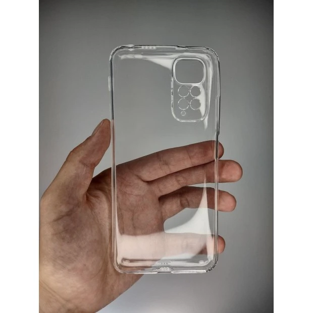 Силікон WS для Xiaomi Redmi Note 11  /  Note 11S (ShutCam) (Прозорий)