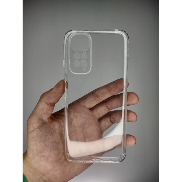 Силікон WS для Xiaomi Redmi Note 11  /  Note 11S (ShutCam) (Прозорий)