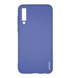 Силикон iNavi Color Samsung A7 (2018) A750 (Темно-синий)