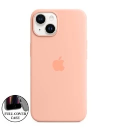 Силикон Original Round Case Apple iPhone 14 (Grapefruit)