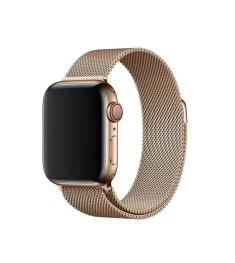 Ремешок Milanese Loop Premium Apple Watch 38 / 40 / 41mm (Gold)