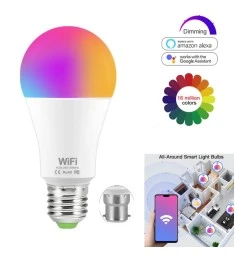 Светодиодная умная лампа Tuya E27 LED RGB Wi-Fi Bluetooth