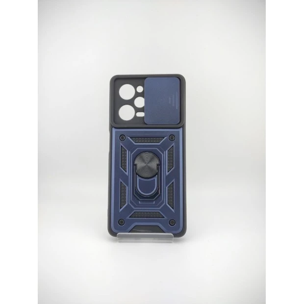 Чохол-броня Ring Serge Armor Case для Xiaomi Poco X5 Pro 5G  /  Note 12 Pro 5G (з захистом камери) (Синій)