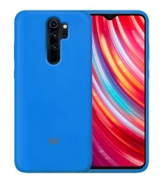 Силикон Original 360 Case Logo Xiaomi Redmi Note 8 Pro (Синий)
