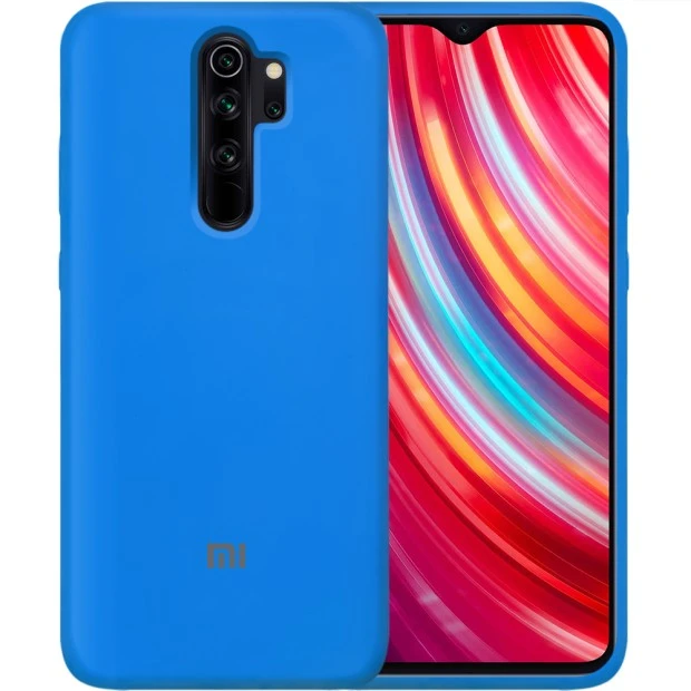 Силикон Original Case Xiaomi Redmi Note 8 Pro (Синий)