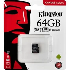 Карта памяти Kingston Canvas Select Plus MicroSDXC 64Gb (UHS-1) (Class 10)
