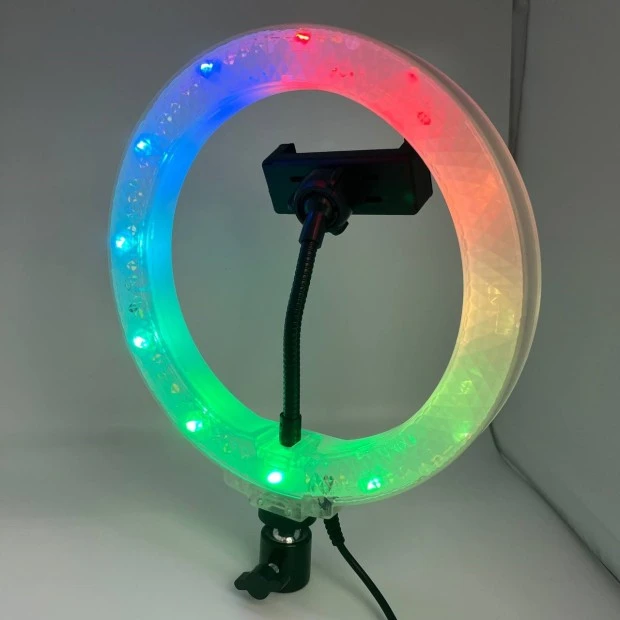 Набір для зйомки LED-лампа RGB RD (20 см) (Чорний)