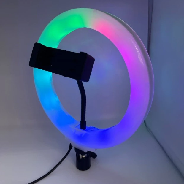 Набір для зйомки LED-лампа RGB RD (20 см) (Чорний)