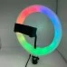 Набір для зйомки LED-лампа RGB RD (20 см) (Чорний) Набір для зйомки LED-лампа RGB RD (20 см) (Чорний)