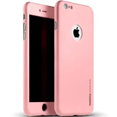Стекло Apple iPhone 6 Plus / 6s Plus - Remax Slim skin 360° (розовый)